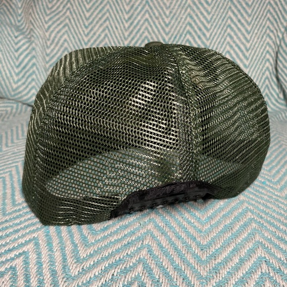 Vintage US Border Patrol Trucker Cap Mesh Green Patch Made in USA SnapBack Retro - Picture 5 of 11